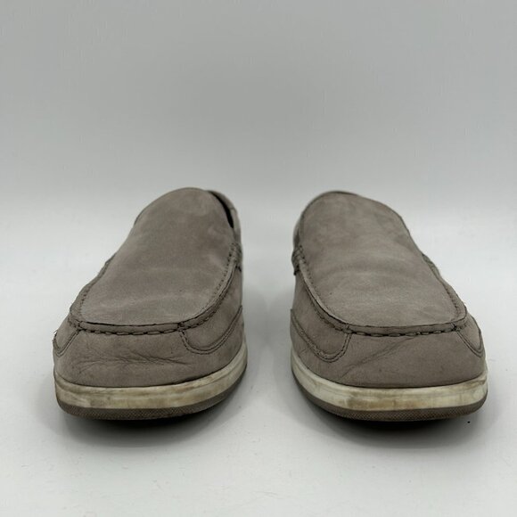 COLE HAAN Men\'s Gray Suede Slip On Loafer Office Boat Shoes Size 10 main image 8